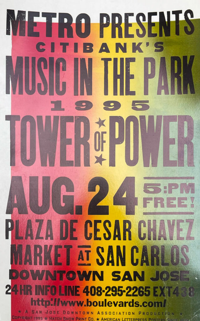 Music in the Park 1995 Tower of Power