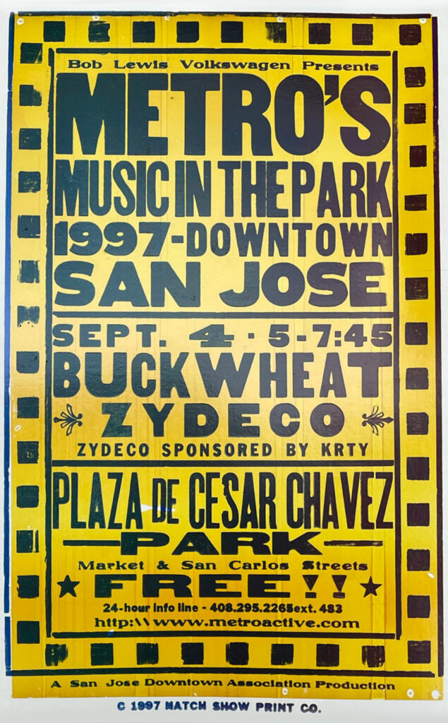 Music in the Park 1997 Buckwheat Zydeco