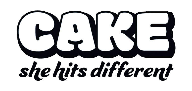 420 sponsor logo for CAKE - she hit's different