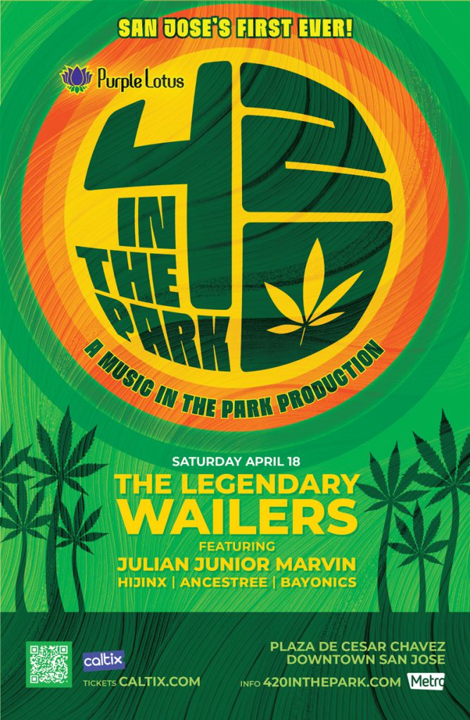 Flyer for 420 in the Park — Day 1, Apr. 18, 2026