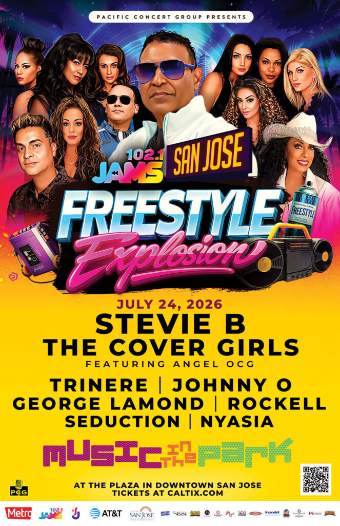 Flyer for Freestyle Explosion with Stevie B and The Cover Girls